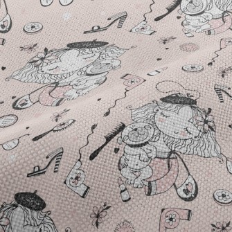 Girl Loves Dog Performance Linen