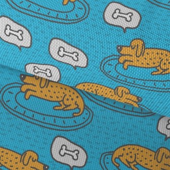 Puppy Dreams About Dog Bones Waterproof Oxford