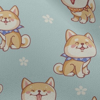 Healing Smiling Shiba Inu Chiffon
