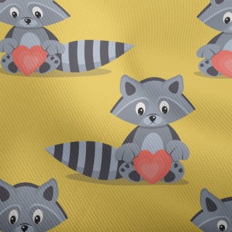 Striped Raccoon Heart Dobby