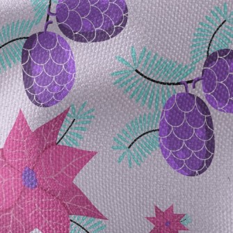 Christmas Floral Decoration Waterproof Canvas