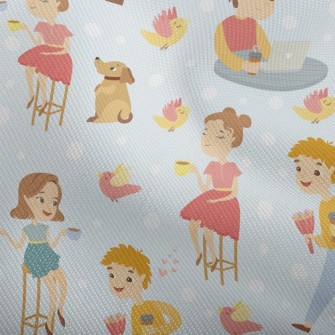 Leisurely Afternoon Tea People Dobby