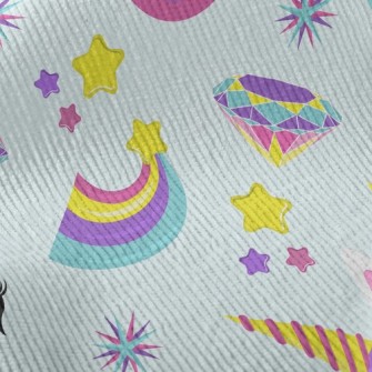 Colorful Rainbow Unicorn Standard Corduroy