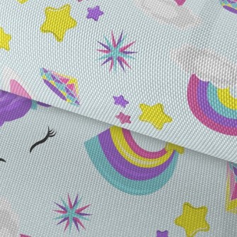 Colorful Rainbow Unicorn Waterproof Oxford