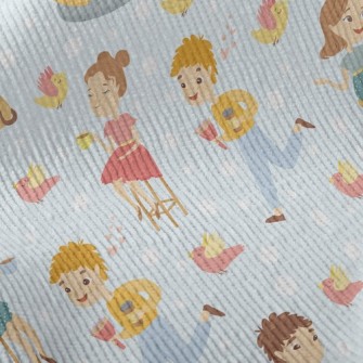 Leisurely Afternoon Tea People Standard Corduroy