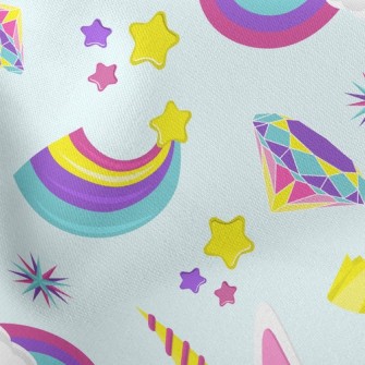 Colorful Rainbow Unicorn Stretch Ponte