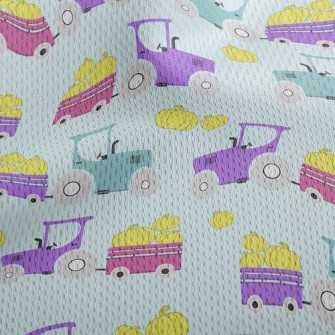 Farm Transport Vehicle Athletic Mesh Flat Back
