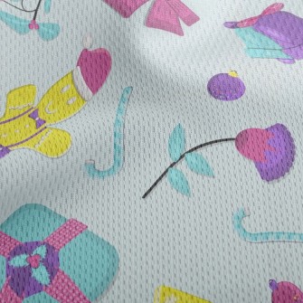 Christmas Decoration Gifts Athletic Mesh Flat Back