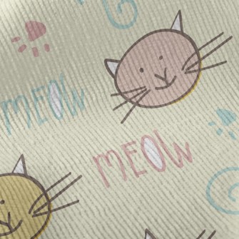 Daze Little Cat With Eyes Standard Corduroy