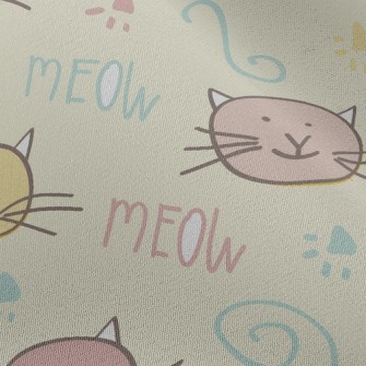 Daze Little Cat With Eyes Chiffon