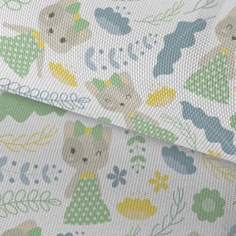 Kitten Wears Elegant Dotted Ou Waterproof Oxford