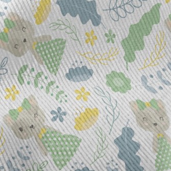 Kitten Wears Elegant Dotted Ou Standard Corduroy