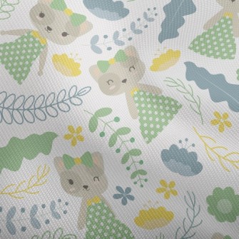 Kitten Wears Elegant Dotted Ou Dobby