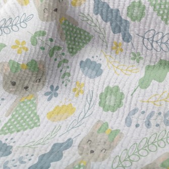 Kitten Wears Elegant Dotted Ou Terry