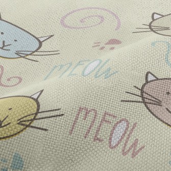 Daze Little Cat With Eyes Performance Linen
