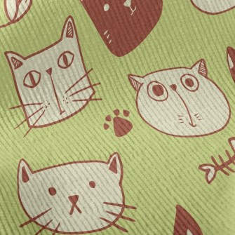 Disdain Expression Kitten Standard Corduroy