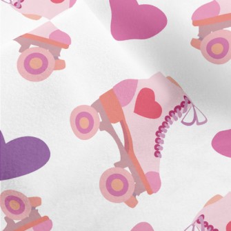 Love Roller Skates Micro Fleece
