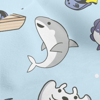 Shark Ray Sunfish Micro Fleece