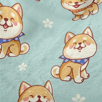 Healing Smiling Shiba Inu Minky