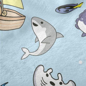 Shark Ray Sunfish Minky