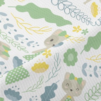 Kitten Wears Elegant Dotted Ou Piqué