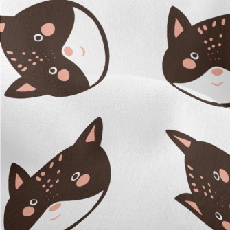 Blushing Big-headed Cat Lightweight Performance Linen