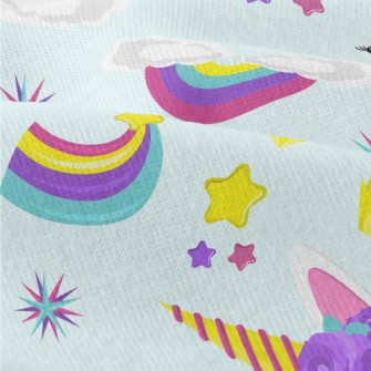 Colorful Rainbow Unicorn Modern Jersey