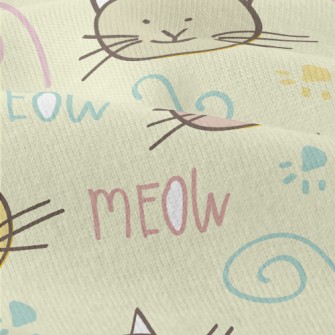 Daze Little Cat With Eyes Modern Jersey