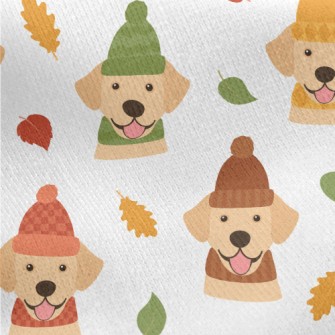 Colorful Fur Hat Labrador Jersey Backed Fleece