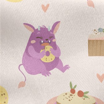 Dessert Monster Jersey Backed Fleece