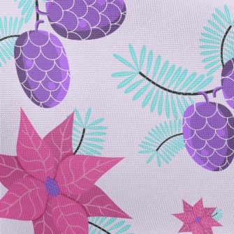 Christmas Floral Decoration Pongee