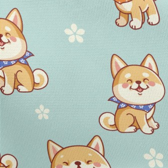 Healing Smiling Shiba Inu Pongee