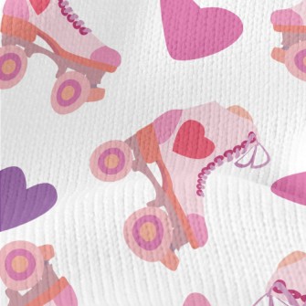 Love Roller Skates Stretch Jersey