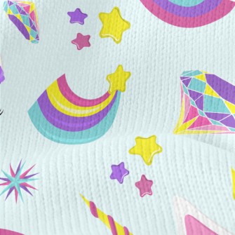 Colorful Rainbow Unicorn Stretch Jersey