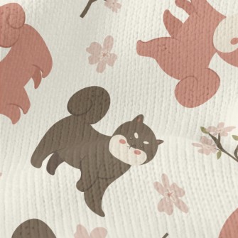 Cute Serious Akita Dog Stretch Jersey