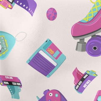 90s TV Games Lightweight Cotton Poplin