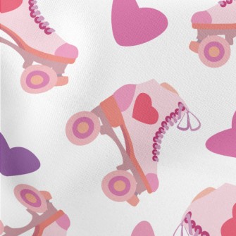 Love Roller Skates Lightweight Cotton Poplin