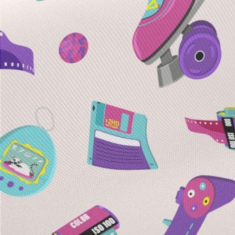 90s TV Games Midweight Cotton Poplin