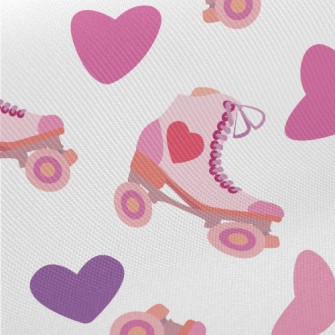 Love Roller Skates Midweight Cotton Poplin