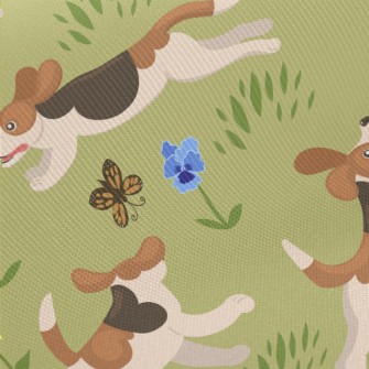 Running Beagle Midweight Cotton Poplin