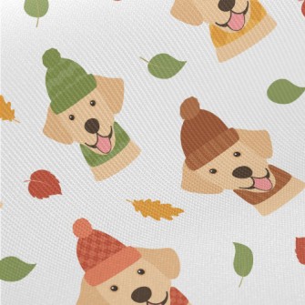 Colorful Fur Hat Labrador Midweight Cotton Poplin