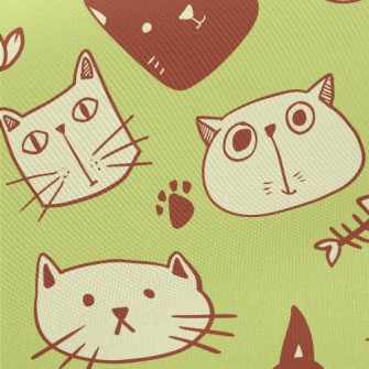 Disdain Expression Kitten Midweight Cotton Poplin