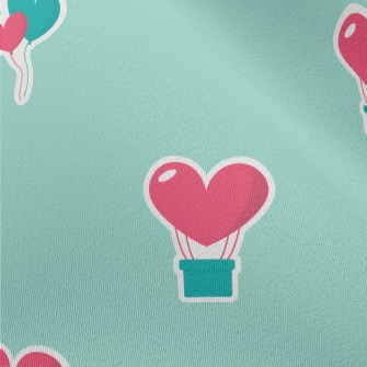 Love Hot Air Balloon Chiffon
