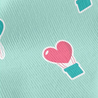 Love Hot Air Balloon Standard Corduroy