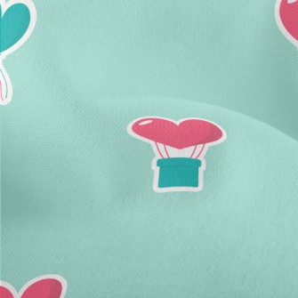 Love Hot Air Balloon Lightweight Performance Linen