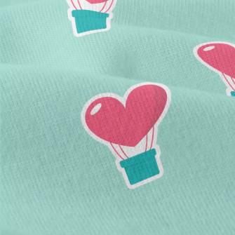 Love Hot Air Balloon Modern Jersey
