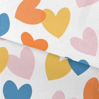 Colorful Cute Love Heart Waterproof Oxford