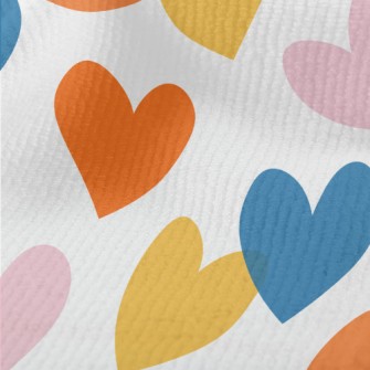Colorful Cute Love Heart Terry