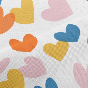 Colorful Cute Love Heart Performance Linen
