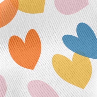 Colorful Cute Love Heart Standard Corduroy